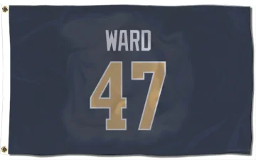 Alex Ward Los Angeles Rams  Flag (3 X 5) - Navy