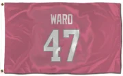 Alex Ward Los Angeles Rams  Flag (3 X 5) - Pink