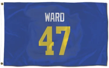 Alex Ward Los Angeles Rams  Flag (3 X 5) - Royal