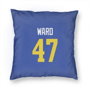 Alex Ward Los Angeles Rams  Pillow Cover (18 X 18) - Royal