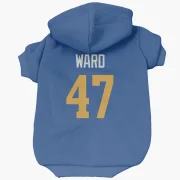 Alex Ward Los Angeles Rams   Royal  Dog & Cat Pet Hoodie - Gold