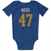 Alex Ward Los Angeles Rams   Royal  Infant & Newborn Bodysuit - Gold