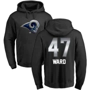 Alex Ward Youth Los Angeles Rams Midnight Mascot Pullover Hoodie Black