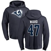 Alex Ward Youth Los Angeles Rams Pro Line Logo Pullover Hoodie Navy