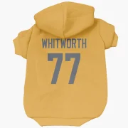 Andrew Whitworth Los Angeles Rams  Dog & Cat Pet Hoodie - Gold