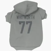 Andrew Whitworth Los Angeles Rams  Dog & Cat Pet Hoodie - Gray