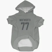 Andrew Whitworth Los Angeles Rams  Dog & Cat Pet Hoodie - Gray