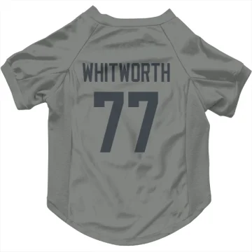 Andrew Whitworth Los Angeles Rams  Dog & Cat Pet Jersey - Gray