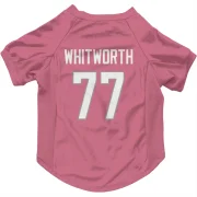 Andrew Whitworth Los Angeles Rams  Dog & Cat Pet Jersey - Pink