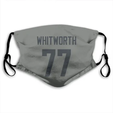 Andrew Whitworth Los Angeles Rams  Face Mask - Gray