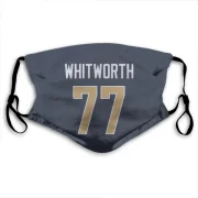 Andrew Whitworth Los Angeles Rams  Face Mask - Navy