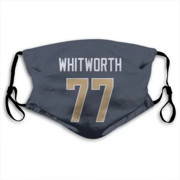 Andrew Whitworth Los Angeles Rams  Face Mask - Navy