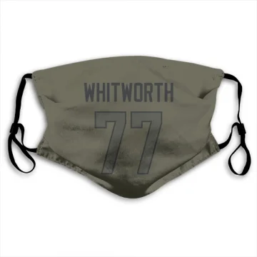 Andrew Whitworth Los Angeles Rams  Face Mask - Olive