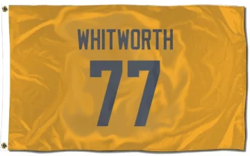 Andrew Whitworth Los Angeles Rams  Flag (3 X 5) - Gold