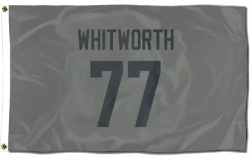 Andrew Whitworth Los Angeles Rams  Flag (3 X 5) - Gray