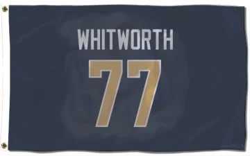 Andrew Whitworth Los Angeles Rams  Flag (3 X 5) - Navy