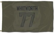 Andrew Whitworth Los Angeles Rams  Flag (3 X 5) - Olive