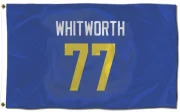 Andrew Whitworth Los Angeles Rams  Flag (3 X 5) - Royal