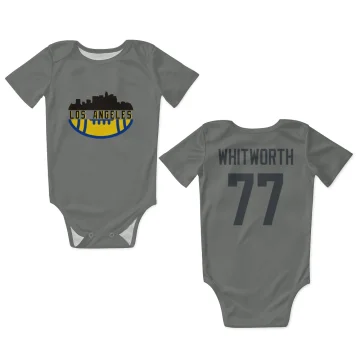 Andrew Whitworth Los Angeles Rams  Infant & Newborn Bodysuit  - Gray