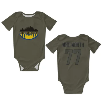 Andrew Whitworth Los Angeles Rams  Infant & Newborn Bodysuit  - Olive