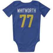 Andrew Whitworth Los Angeles Rams  Infant & Newborn Bodysuit  - Royal