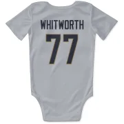 Andrew Whitworth Los Angeles Rams  Infant & Newborn Bodysuit  - White