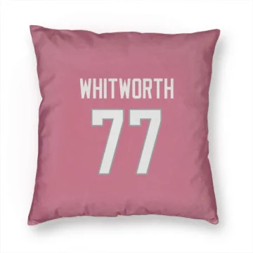 Andrew Whitworth Los Angeles Rams  Pillow Cover (18 X 18) - Pink