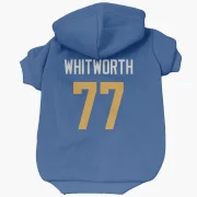 Andrew Whitworth Los Angeles Rams   Royal  Dog & Cat Pet Hoodie - Gold