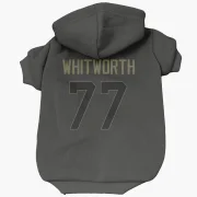 Andrew Whitworth Los Angeles Rams  Service Dog & Cat Pet Hoodie - Black