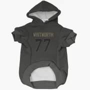 Andrew Whitworth Los Angeles Rams  Service Dog & Cat Pet Hoodie - Black