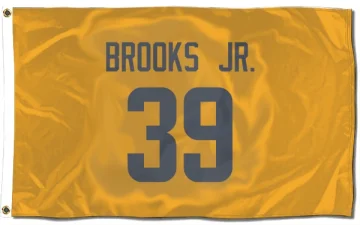 Antoine Brooks Jr. Los Angeles Rams  Flag (3 X 5) - Gold