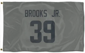 Antoine Brooks Jr. Los Angeles Rams  Flag (3 X 5) - Gray