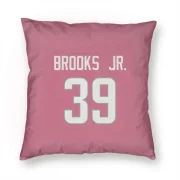 Antoine Brooks Jr. Los Angeles Rams  Pillow Cover (18 X 18) - Pink