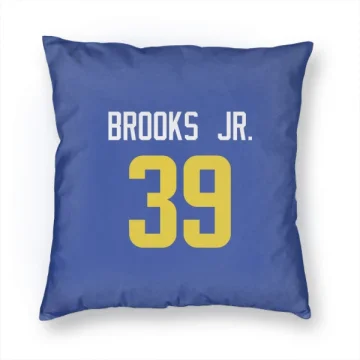 Antoine Brooks Jr. Los Angeles Rams  Pillow Cover (18 X 18) - Royal