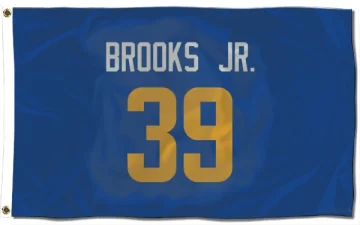 Antoine Brooks Jr. Los Angeles Rams   Royal  Flag (3 X 5) - Gold