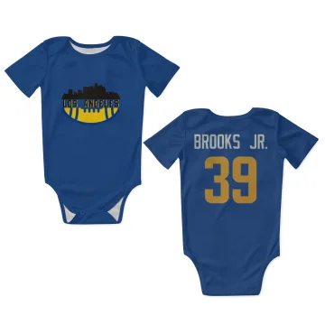 Antoine Brooks Jr. Los Angeles Rams   Royal  Infant & Newborn Bodysuit - Gold