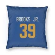 Antoine Brooks Jr. Los Angeles Rams   Royal  Pillow Cover (18 X 18) - Gold