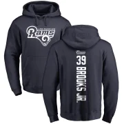 Antoine Brooks Jr. Youth Los Angeles Rams Pro Line Backer Pullover Hoodie Navy