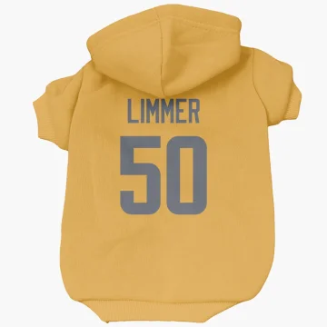 Beaux Limmer Los Angeles Rams  Dog & Cat Pet Hoodie - Gold