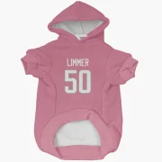 Beaux Limmer Los Angeles Rams  Dog & Cat Pet Hoodie - Pink