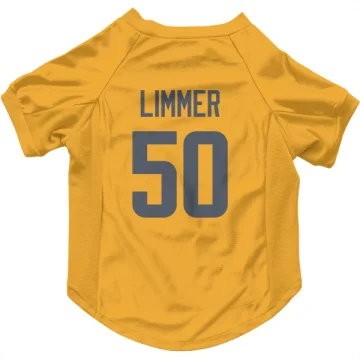 Beaux Limmer Los Angeles Rams  Dog & Cat Pet Jersey - Gold