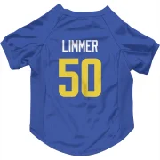 Beaux Limmer Los Angeles Rams  Dog & Cat Pet Jersey - Royal