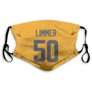 Beaux Limmer Los Angeles Rams  Face Mask - Gold