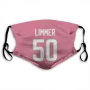 Beaux Limmer Los Angeles Rams  Face Mask - Pink