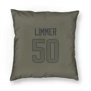 Beaux Limmer Los Angeles Rams  Pillow Cover (18 X 18) - Olive