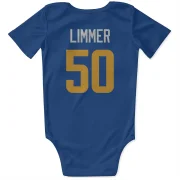 Beaux Limmer Los Angeles Rams   Royal  Infant & Newborn Bodysuit - Gold