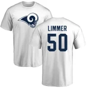 Beaux Limmer Men's Los Angeles Rams Logo T-Shirt - White