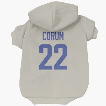 Blake Corum Los Angeles Rams   Bone Dog & Cat Pet Hoodie