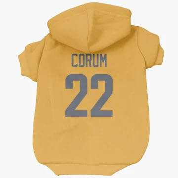 Blake Corum Los Angeles Rams  Dog & Cat Pet Hoodie - Gold