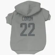 Blake Corum Los Angeles Rams  Dog & Cat Pet Hoodie - Gray